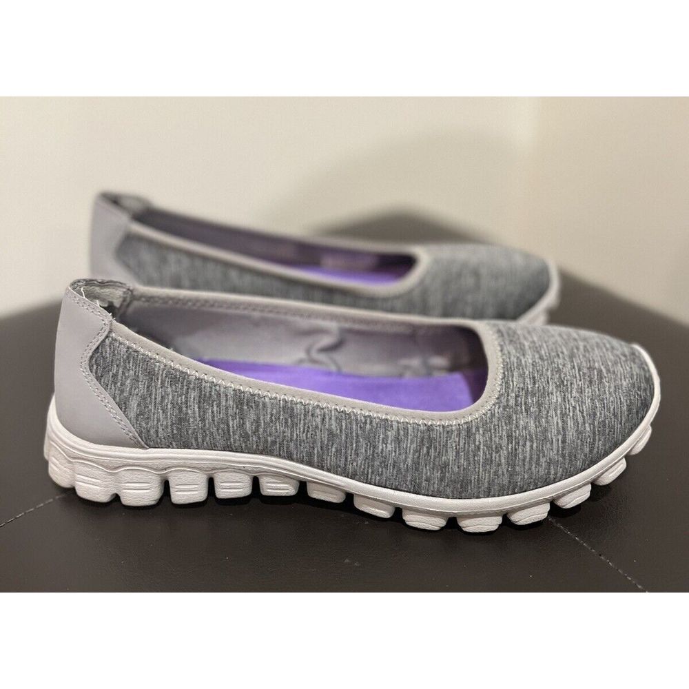 Skechers Gray Slip-On Walking Sneakers